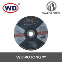 WD Potong 7" Batu Gerinda / WD Cutting Wheel (7 x 2.5 MM) Mata Gurinda 7 Inch