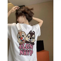 100% Cotton Short Sleeve Oversize Unisex TshirtPlus Size Woman Tees Baggy Men Cartoon BajuPerempuan 