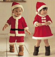 ✤宜家✤兒童聖誕節表演服裝 男女童聖誕節可愛服裝 (男童+女童) 小