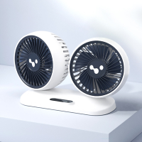 LEIBOO USB雙頭空氣循環降溫風扇 夏季風扇 桌面靜音小風扇 電風扇