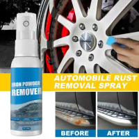 Rust Remover For Metal Spray 30ml Rust Converter Automotive Car Maintenance Powder Spray Anti Rust Spray Car Rust Remover Spray