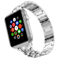 Bling Strap for Apple Watch Band 38mm 40mm 42mm 44mm Stainless Steel Link Bracelet for iWatch Series 5 4 3 2 1 Wrist Correa