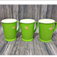 Mug tutup plastik MOKT 7016 hijau Golden Sunkist