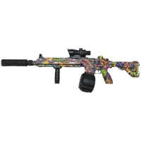 【酷博士】M416突擊水彈槍 塗鴉風 夜光版 G200-4C(生存遊戲 水彈槍 軟彈槍 電動玩具槍)