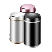 【LIFECODE】炫彩智能感應不鏽鋼垃圾桶-4色可選(9L-電池款)
