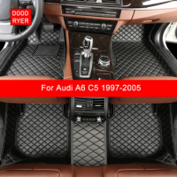 DOODRYER Custom Car Floor Mats For Audi A6 C5 1997-2005 Years Auto Accessories Foot Carpet