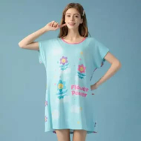 Young Curves CW Microfiber Dress C01-P01400 Light Blue