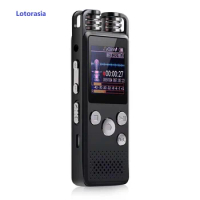 Professional Voice Activated Digital Audio Voice Recorder 8GB 16GB 32G USB Pen Non-Stop 80hr Recording PCM Support TF-Card