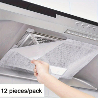 Nắp đậy chống cho ống thông hơi nhà bếp, 12 / 24 chiếc, màng thấm , lưới lọc giấy thấm dùng một lầ