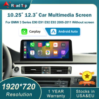 10.25' 12.3' Wireless Apple CarPlay Android Auto For BMW Series 3 E90 E91 E92 E93 Without OEM Screen Multimedia Display Screen