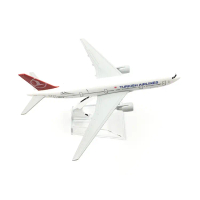 COD[16cm] Kengpeng โมเดลเครื่องบิน Turkish Airlines 777 (Aircraft Metal Model) วัสดุทำจากเหล็ก  พร้อ
