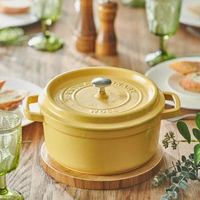 內地直送 - 德国woll珐琅锅柠檬黄铸铁锅汤焖锅家用电磁炉煲汤炖锅-柠檬黄 均码