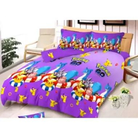 Bed Cover Set Kintakun Motif Pikachu 180x200 Cm