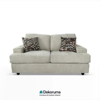 Dekoruma Tenzo WILSON Sofa Dudukan Kain / Sofa Bahan Kain Premium / Sofa Santai Bahan Kain - Krem 3