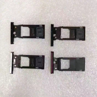 Single Dual Memory Micro SD Card Holder Reader SIM Tray Slot For Sony Xperia XZ3 H8416 H9436 H9493 Replacement