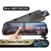 Mirror Camera for Car Vehicle Blackbox DVR Mirror Dash Cam Front and Rear Camera Black Box For Smart Mirror DVR