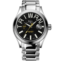 BALL Watch  騰雲號130週年台灣限定機械錶( NM9028C-S34C-BK)/黑-43mm