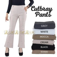AAC Elizabeth Cutbray Pants, Celana Cutbray Bahan Melar Elastis , Celana Kerja Wanita Panjang, Celan