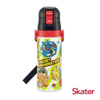 Skater不鏽鋼直飲保溫水壺(470ml) 寶可夢紅黑