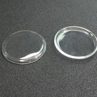 Pot Shape 32mm Watch Crystal Glass Parts For SEIKO Watches Mineral Glass Big Chamfer Top Flat Replace Watch Repair Parts