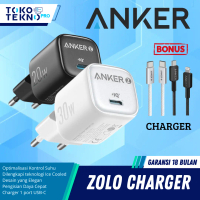 Anker Zolo GaN 30W 20W Adaptor Kepala Charger Type C PD Ice-Cooled Fast Charging