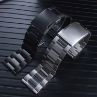 Watchband Quality Solid stainless steel Watch band For Diesel For Men DZ4343 DZ7305 24mm 26mm 28mm Black Steel Bracelet