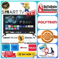 TV POLYTRON PLD24CV1869 PLD 24CV 1569 PLD24CV LED 24INCH SUPER SMART TV YOUTUBE HD LED TV POLYTRON Y