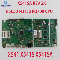 X541SA REV 2.0 Original Mainboard 4GB RAM N3050 N3150 N3700 CPU for Asus X541 X541S X541SA Laptop Motherboard
