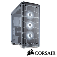 CORSAIR 570X RGB電腦機殼-白