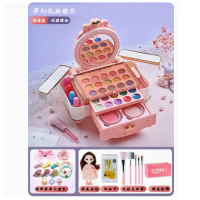 兒童化妝品套裝(【貴族夢幻化妝鏡臺】+公主頭飾)