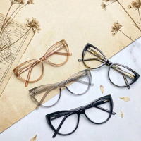 Kayla Frame, kacamata fashion cat eye GL 2003 , Photocromic premium,  Blueray Premium, minus,  cylin