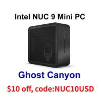 Original Global Intel NUC 9 Mini PC Host NUC9i9QNX /NUC9i7QNX / NUC9i5QNX 9th Generation Intel Core Processor Ghost Canyon