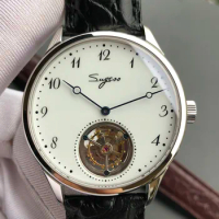 Luxury Brand Sugess Tourbillon Mechanical Watch Men For Men Seagull Movement ST8230 Sapphire Wrist Man Watches Dress Crocodile