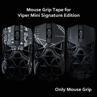 Non Slip Suck Sweat Pre Cut Mouse Grip Tape Skate Lizard Skin Sticker For Razer Viper Minise Mini Signature Edition