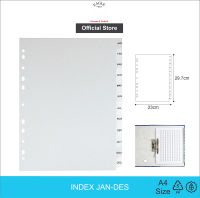 EAGLE FILES Pembatas Binder A4 JAN-DES TABS / Odner Divider Index / File Divider Index