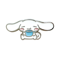 【震撼精品百貨】大耳狗_Cinnamoroll~日本三麗鷗Sanrio 大耳狗合金造型別針 胸章 徽章-四格漫畫*59962