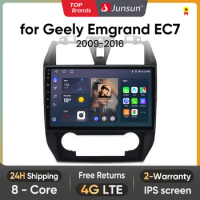 Junsun V1 AI Voice Wireless CarPlay Android Auto Radio for Geely Emgrand EC7 1 2009-2016 4G Car Multimedia GPS 2din autoradio