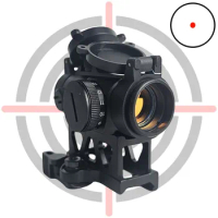 Red Dot Sight Adjustable Reflex Sight Compact Riflescope Optical Hunting Tactical Airsoft Rifle Scopes It 20mm Weaver Rail