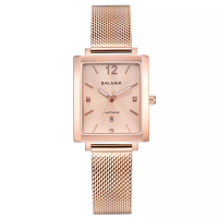 Balmer Jam Tangan Wanita BALMER 8165 Rantai Stainless Steel Kaca Sapphire