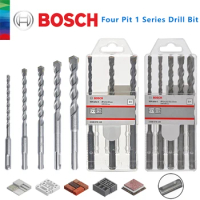 Bosch Original Four-pit Electric Hammer Concrete Walls Drill Bit 1 Series Four-blade Round Shank Shank Drill Bits