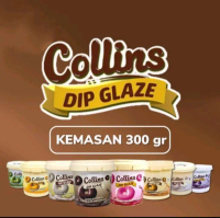 Collins Dip Glaze 300 gram Aneka Rasa Green Selai