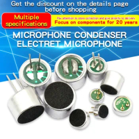 10PCS Condenser pick-up Microphone 9x7mm 9767 9x4.5mm 9745 6x5mm 6050 6x2.2mm 6022 4.5x2.2mm 4522 4x1.5mm 4015 MP3 Accessories