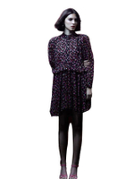 ชุดกระโปรง Printed Mini Dress รุ่น 26D26I8