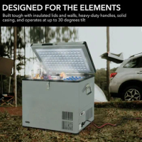 65 Quart Portable Chest Freezer with Deep AC 110V/DC 12V, 8°F to 50°F Temperature Range for Cars, Homes, You deserve it
