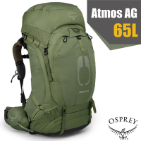 OSPREY Atmos AG 65 專業網架輕量登山背包.適登山健行_ 神話綠 R