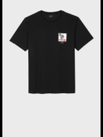 เสื้อยืด ผู้ชาย MENS SLIM FIT T SHIRT ONE WAY ZEBRA สีดำ