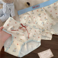 Bộ đồ lót đôi 7a quần lót dễ thương phong cách đôi hoàn hảo kết hợp bộ đồ lót nam và nữ Lolita 2025 