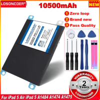A1484 10500mAh Tablet Battery For iPad 5 Air 1 iPad5 A1474 A1475 A1476 A1822 A1823 A1893 A1954 Replacement