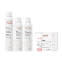 【Avene 雅漾官方直營】活泉水精選套組_300mlx1+150mlx2(化妝水/噴霧/穩膚)