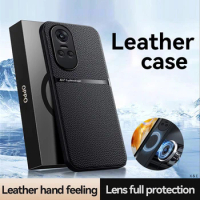 Luxury Solid Color Bumper Leather Phone Case For OPPO Find X6 X5 X3 Pro Shockproof Soft Back Cover For Reno 8 10 9 6 5 Pro Plus